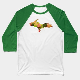 Upper Peninsula Fall Leaves Baseball T-Shirt